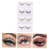 False Eyelash Set, 4 Pairs, Imitation Glitter Sequins view 2