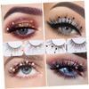 False Eyelash Set, 4 Pairs, Imitation Glitter Sequins view 3