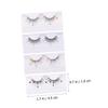 False Eyelash Set, 4 Pairs, Imitation Glitter Sequins view 4