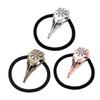 3-Pack Alloy Skull Hair Ties, Gothic view 1