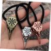 3-Pack Alloy Skull Hair Ties, Gothic view 2