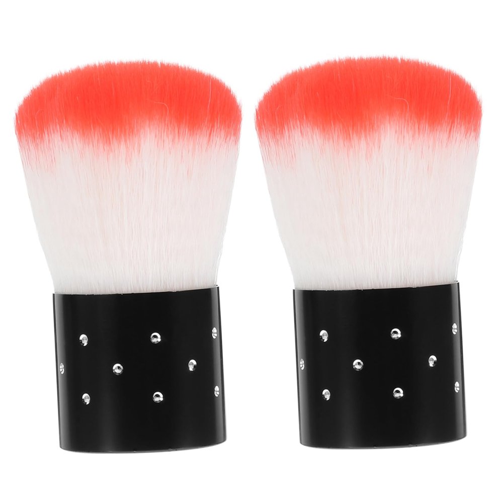 Beavorty 2-Piece ABS Nail Brush Set, Lightweight and Durable, Random Color