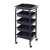 5-Tier Beauty Salon Trolley with Removable Drawers view 1