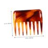 FOMIYES 2-Piece Retro Hair Combs with Wide Teeth, PC Detangling Combs for Hair Massage and Stress Relief, for Professional Salons and Personal Use view 4
