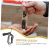 FOMIYES Leather Keychain Refillable Bottles with Key Rings view 3