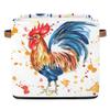 TropicalLife 36-L Foldable Fabric Storage Basket with Rooster Motif view 1