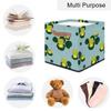Cute Frog Print Storage Basket, 36 L, Foldable Fabric Organizer view 4