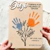 Handprint Craft Sign, Printable Flower Design view 2