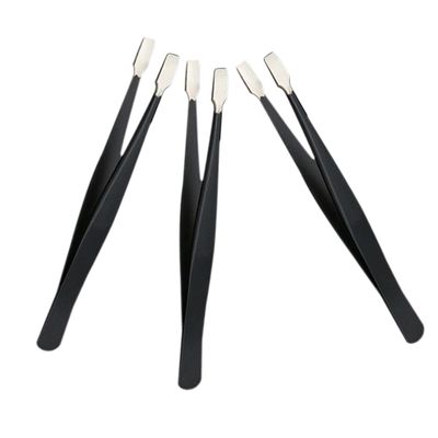 Black Stainless Steel Eyelash Applicators, 3-Pack
