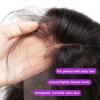 Brazilian Human Hair Straight Lace Front Wig with Wavy Ends view 3
