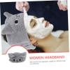 Beatifufu Plush Polyamide Cat-Ear Headband for Women view 4
