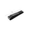 SBTRKT Professional Stainless Steel Nail Clippers for Travel, Fingernail and Toenail Trimmer, Black/Silver (Nail Clippers 2) view 2