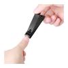 SBTRKT Professional Stainless Steel Nail Clippers for Travel, Fingernail and Toenail Trimmer, Black/Silver (Nail Clippers 2) view 3