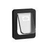 Hakuna Pets Small Pet, Cat and Dog Door with 2-Way Lock, Black view 1