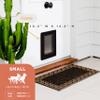 Hakuna Pets Small Pet, Cat and Dog Door with 2-Way Lock, Black view 2
