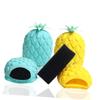 Pineapple-Shaped Silicone Shower Brushes, 2-Pack, Green view 4