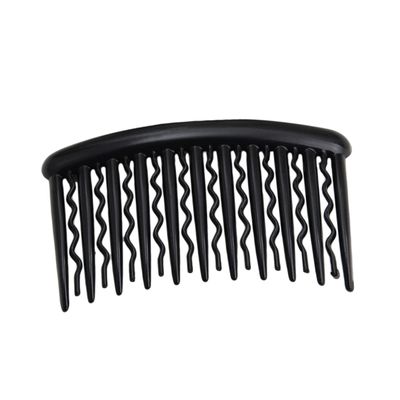 Small Vintage Black ABS Hair Combs for Women
