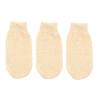 FOMIYES 3-Pack Linen Exfoliating Bath Gloves with Wrist Straps view 1