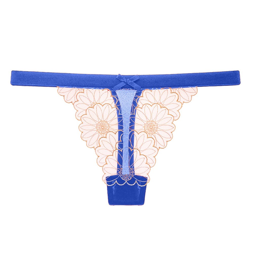 Women's Lace Thong Panties – Seamless Stretch Underwear