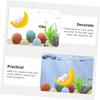 DOITOOL 2-Piece Floating Moon Ornaments for Aquarium Decoration view 2