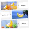 DOITOOL 2-Piece Floating Moon Ornaments for Aquarium Decoration view 3