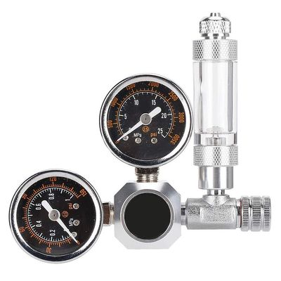 QANYEGN CO2 Aquarium Regulator with Dual Gauges, Bubble Counter and Check Valve (G5/8)