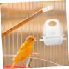 iplusmile 4-Piece Transparent Bird Feeders for Parrots, Durable and Easy to Install for Cages and Outdoor Use view 3