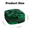 Period Product Storage Bag, Portable Menstrual Kit Pouch for Girls and Women, Dinosaur Green/Black, Multicolor, 4.7 x 6.6 x 6.6 in / 12 x 17 x 17 cm view 2