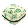 Women's Sanitary Pad Storage Bag, Tropical Leaf, Multicolor, 4.7 x 6.6 x 6.6 in view 1