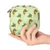 Sanitary Pad Storage Bag, Portable Period Kit Bag for Girls and Women, Cute Pike Fish Pattern, Multicolor, 4.7 x 6.6 x 6.6 in/12 x 17 x 17 cm view 4