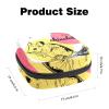 Sanitary Pad Storage Bag, Portable Period Kit for Girls and Women, Cute Sea Chinchilla, Multicolor, 4.7 x 6.6 x 6.6 in / 12 x 17 x 17 cm view 2