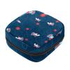Sanitary Pad Storage Bag, Feminine Product Pouch, Portable Period Kit Bag for Girls and Women, Wintersweet Red Background, Multicolor, 4.7 x 6.6 x 6.6 in/12 x 17 x 17 cm view 1