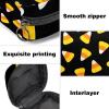 Menstrual Pad Storage Bag, Portable Period Kit Pouch, Halloween Candy Black, Multicolor, 4.7 x 6.6 x 6.6 in/12 x 17 x 17 cm view 3