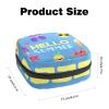 Sanitary Pad Storage Bag, Portable Period Kit Pouch for Girls and Women, Hello Summer Cute Food Ice Cream Pineapple, Multicolor, 4.7 x 6.6 x 6.6 in / 12 x 17 x 17 cm view 2