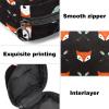 Sanitary Pad Storage Bag, Portable Period Kit Pouch with Feather, Arrows and Fox Design view 3