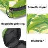 Women's Sanitary Pad Storage Bag, Portable Period Kit Pouch, Banana Tree Leaves, Multicolor, 4.7 x 6.6 x 6.6 in / 12 x 17 x 17 cm view 3
