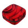 Sanitary Pad Storage Bag, Feminine Product Pouch, Portable Period Kit Bag for Girls and Women, Rose Red, Multicolor, 4.7 x 6.6 x 6.6 in/12 x 17 x 17 cm view 1