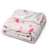Duduho Pink Flamingos Blanket, Ultra-Soft, All-Season, 50 x 60 in view 2
