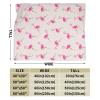 Duduho Pink Flamingos Blanket, Ultra-Soft, All-Season, 50 x 60 in view 3