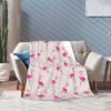 Duduho Pink Flamingos Blanket, Ultra-Soft, All-Season, 50 x 60 in view 4