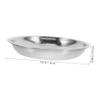 POPETPOP Stainless Steel Cat and Puppy Bowls, 4-Pack, Silver view 2