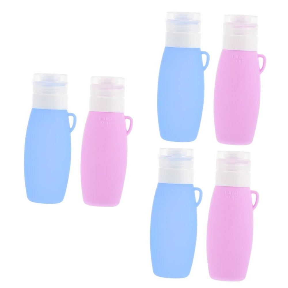FRCOLOR 3-Piece Travel Bottles, Leakproof Lotion and Shampoo Dispensers