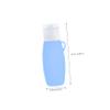 FRCOLOR 3-Piece Travel Bottles, Leakproof Lotion and Shampoo Dispensers view 2