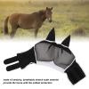 Derefine Horse Fly Mask with Ears, Mesh, UV Protection, Black, Size S view 3