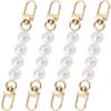 Joez Wonderful 4-Piece Pearl Purse Strap Extenders, 12 cm view 1