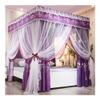 MIDUNU Mosquito Net for 1.8 m/6 ft Bed, Canopy with 4 Poles, Blackout and Dustproof Bed Curtain, Style 3, 1.8 x 2 x 2 m view 1