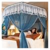 MIDUNU Princess Bed Canopy for Girls, Double-Layer Mosquito Net for King and Large Queen Beds view 1