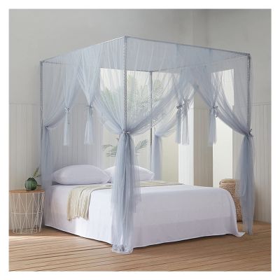 MIDUNU Universal Hanging Mosquito Net for Bed, Indoor and Outdoor Use, Gray, 1.2 x 2.0 m