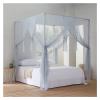 MIDUNU Universal Hanging Mosquito Net for Bed, Indoor and Outdoor Use, Gray, 1.2 x 2.0 m view 1