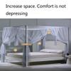 MIDUNU Universal Hanging Mosquito Net for Bed, Indoor and Outdoor Use, Gray, 1.2 x 2.0 m view 4